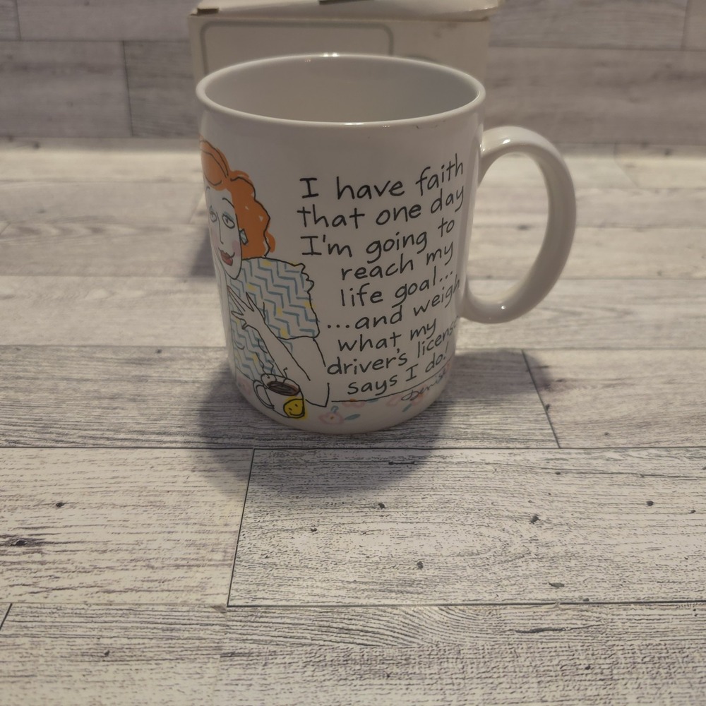 Shoebox Greetings Mug by Denae Funny Quote w/ Box –‎ Hallmark Coffee Cup - Picture 2 of 9